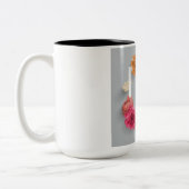 Blume Zweifarbige Tasse (Links)