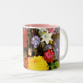 Blume Zweifarbige Tasse (VorderseiteRechts)