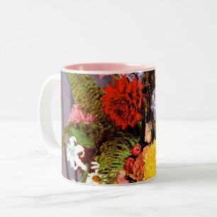 Blume Zweifarbige Tasse