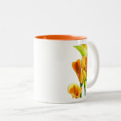 Blume Zweifarbige Tasse (VorderseiteRechts)