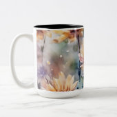 Blume Zweifarbige Tasse (Links)