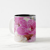 Blume Zweifarbige Tasse (Vorderseite Links)