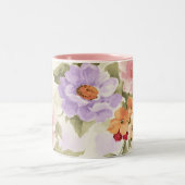 Blume Zweifarbige Tasse (Mittel)