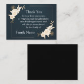 Blume Zweigstelle Corolla nach Beerdigung Dankesch Mitteilungskarte (Vorne/Hinten)