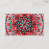 BlumeMandala einzigartig Visitenkarte (Rückseite)