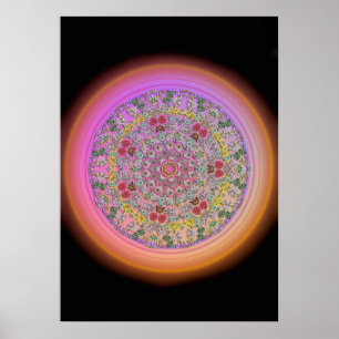 BlumeMandala - Resizable Plakat