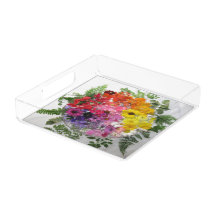 Blumemandala-Serviertablett