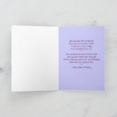 Blumen100. Geburtstags-Glückwunsch-Karte Karte (Innenseite)