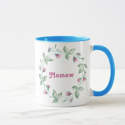 Blumen3 Mamaw Tasse (Rechts)
