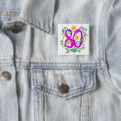 Blumen80. Geburtstags-Geschenke Button (Beispiel)