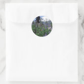 Blumen 139 runder aufkleber (Tasche)