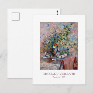 Blumen 1906 von Edouard Vuillard Postkarte