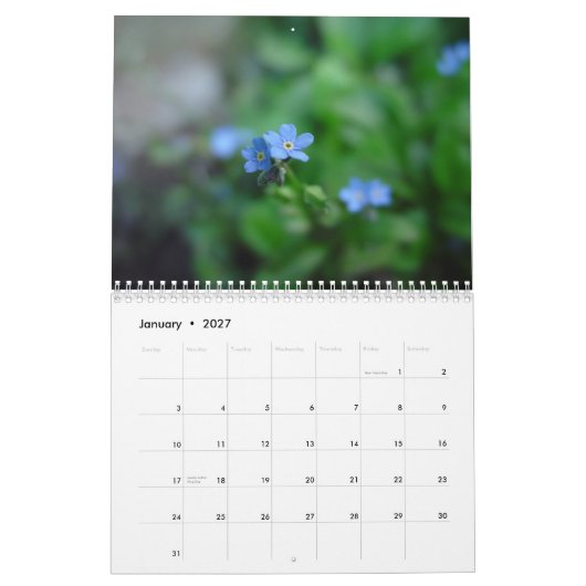 Blumen 2009 kalender (Jan 2027)