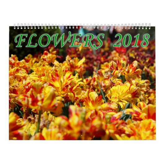 Blumen 2018 kalender (Titelbild)