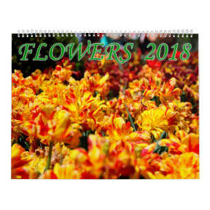 Blumen 2018 kalender