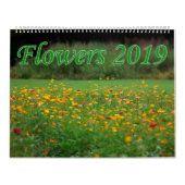Blumen 2019 kalender (Titelbild)