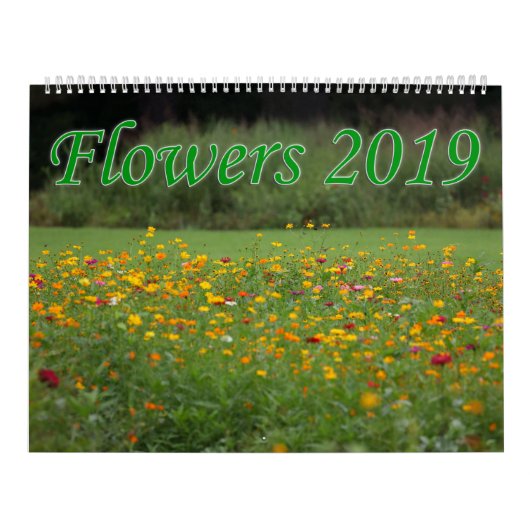 Blumen 2019 kalender (Titelbild)