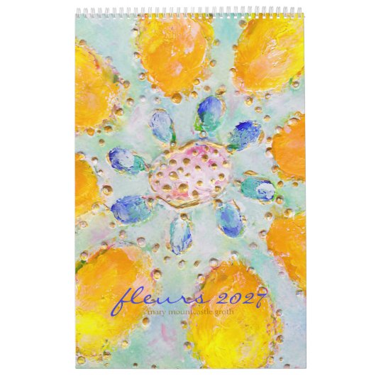 Blumen 2027 Vertikal Kalender (Titelbild)