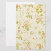 Blumen 2 briefpapier (Vorne/Hinten)