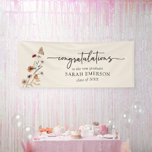Blumen-Abschlussbanner Banner