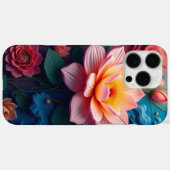 Blumen Abstrakt Case-Mate iPhone Hülle (Rückseite (Horizontal))
