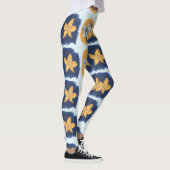 Blumen abstraktes Muster Leggings (Rechts)
