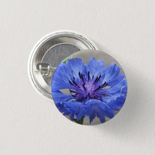 Blumen-Abzeichen Button (Vorne & Hinten)