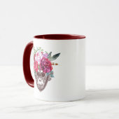 Blumen-Affe-Gesicht Tasse (Vorderseite Links)