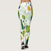 Blumen-All-Over-Print-Leggings Leggings (Rückseite)