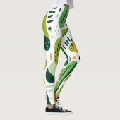 Blumen-All-Over-Print-Leggings Leggings (Rechts)