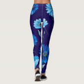 Blumen-All-Over-Print-Leggings Leggings (Rückseite)