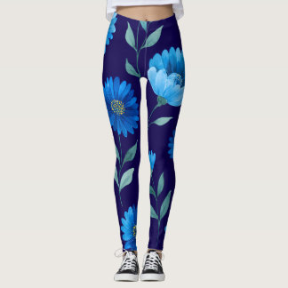 Blumen-All-Over-Print-Leggings Leggings