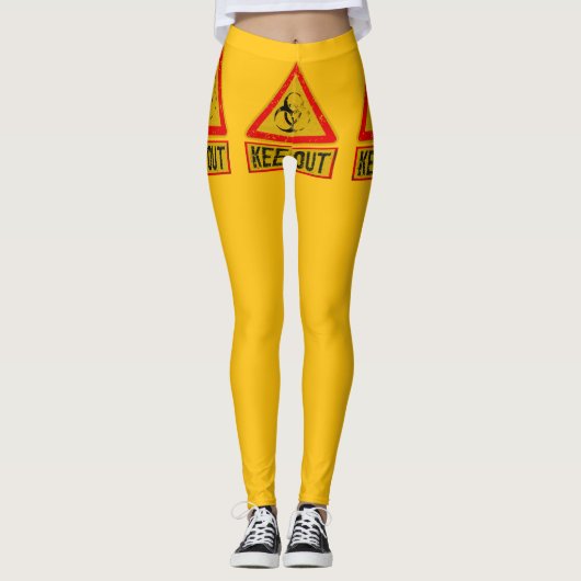 Blumen-All-Over-Print-Leggings Leggings (Vorderseite)