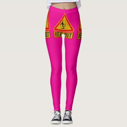 Blumen-All-Over-Print-Leggings Leggings (Vorderseite)