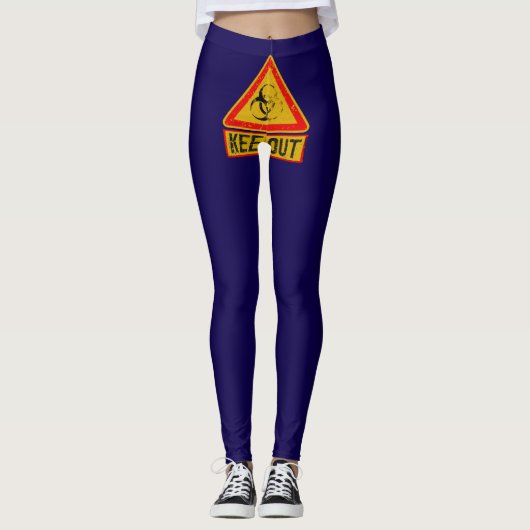 Blumen-All-Over-Print-Leggings Leggings (Vorderseite)