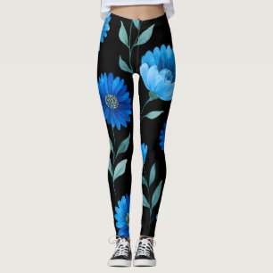 Blumen-All-Over-Print-Leggings Leggings