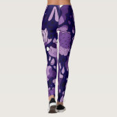 Blumen-All-Over-Print-Leggings Leggings (Rückseite)