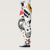 Blumen-All-Over-Print-Leggings Leggings (Links)