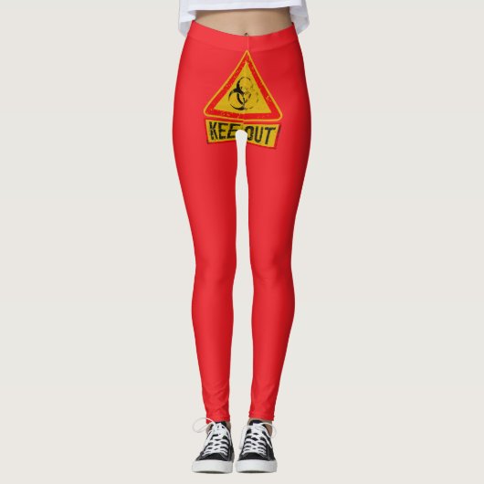 Blumen-All-Over-Print-Leggings Leggings (Vorderseite)
