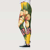 Blumen-All-Over-Print-Leggings Leggings (Links)