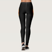 Blumen-All-Over-Print-Leggings Leggings (Rückseite)