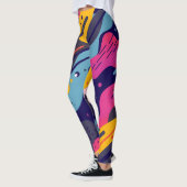 Blumen-All-Over-Print-Leggings Leggings (Links)