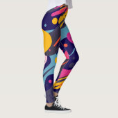 Blumen-All-Over-Print-Leggings Leggings (Rechts)