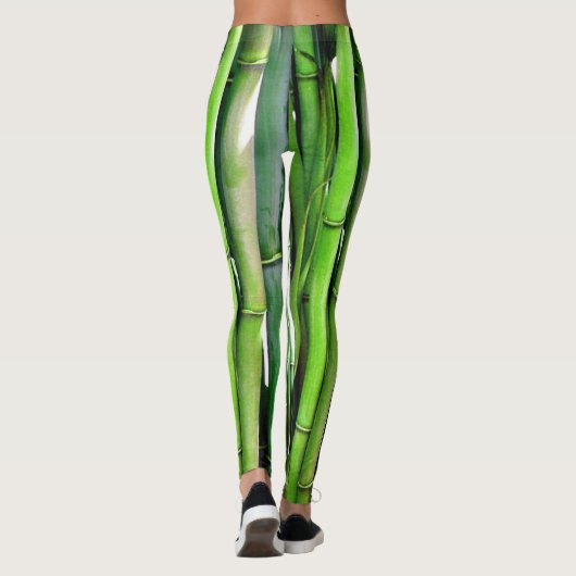 Blumen-All-Over-Print-Leggings Leggings (Rückseite)