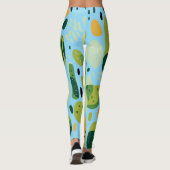 Blumen-All-Over-Print-Leggings Leggings (Rückseite)