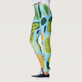 Blumen-All-Over-Print-Leggings Leggings (Links)