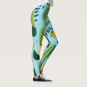 Blumen-All-Over-Print-Leggings Leggings (Rechts)
