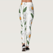 Blumen-All-Over-Print-Leggings Leggings (Rückseite)