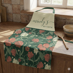 Blumen-All-Over-Print-Schürze Schürze