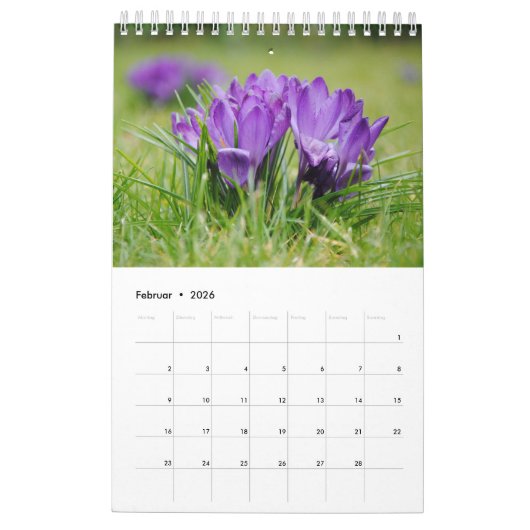 Blumen als kalender (Feb 2026)